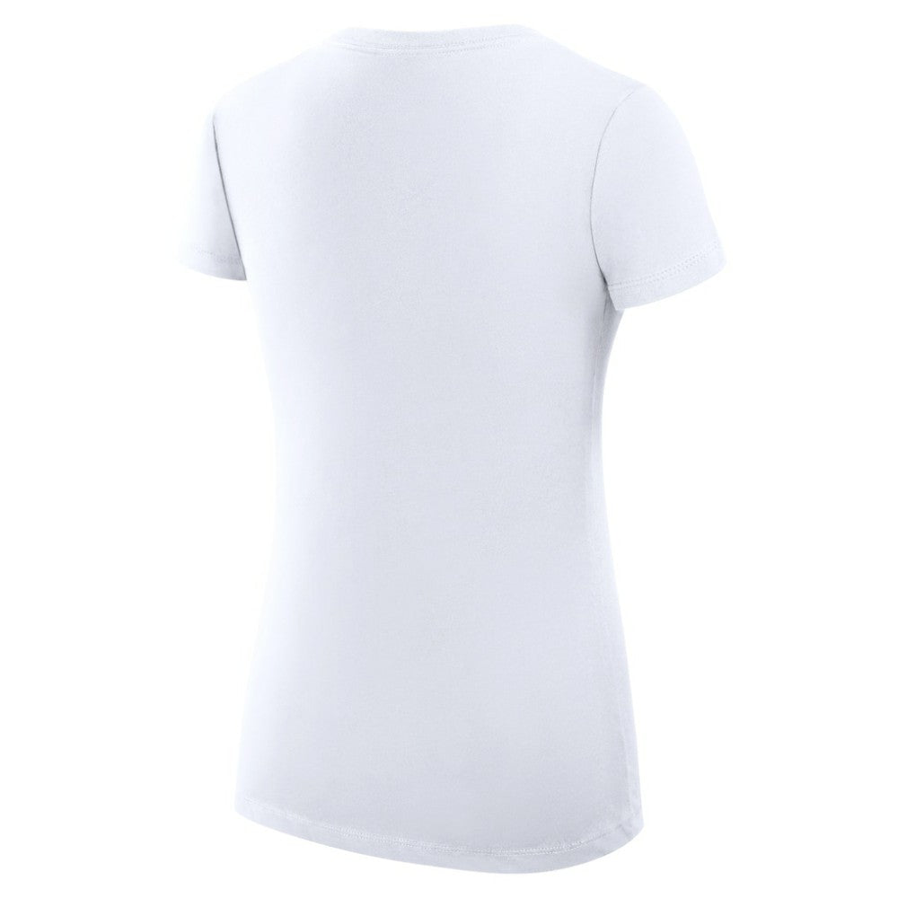 Baltimore Orioles G-III 4Her by Carl Banks Women's Super-Slim Fit Lightweight Dot Print V-Neck T-Shirt - White