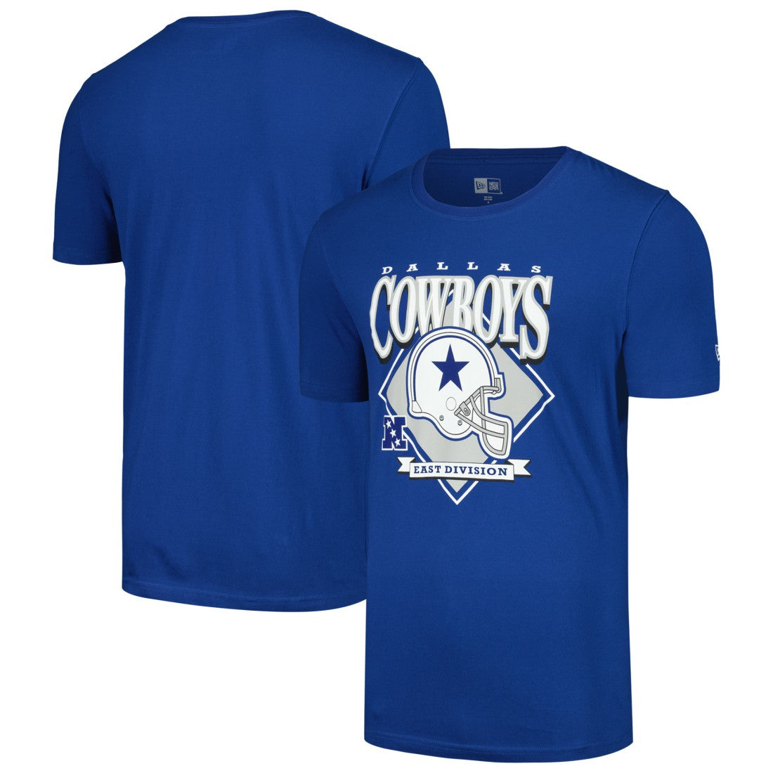 Dallas Cowboys New Era Helmet Historic Marks T-Shirt - Royal on sale