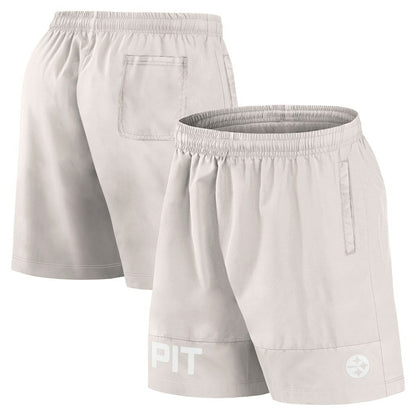 Pittsburgh Steelers Elements Shorts - Cream discount