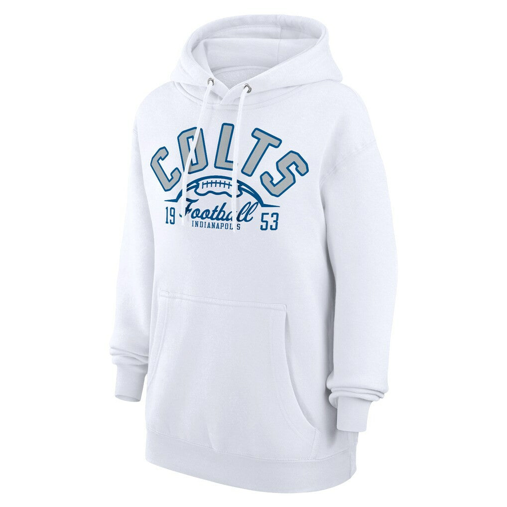 Indianapolis Colts Starter Unisex Half Ball Team Fleece Pullover Hoodie - White online