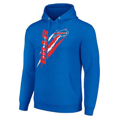 Buffalo Bills Starter Unisex Color Scratch Fleece Pullover Hoodie - Royal online