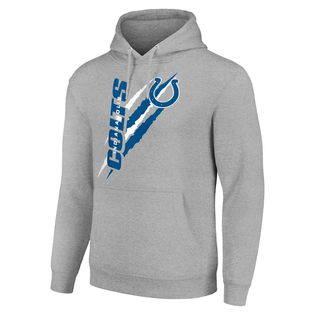 Indianapolis Colts Starter Unisex Color Scratch Fleece Pullover Hoodie - Heather Gray on sale