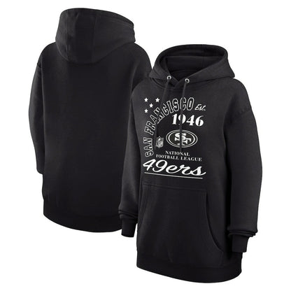 San Francisco 49ers Starter Unisex Arch Team Fleece Pullover Hoodie - Black for sale