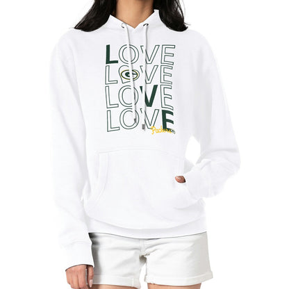 Green Bay Packers G-III 4Her by Carl Banks Women's Love Graphic Pullover Hoodie - White online