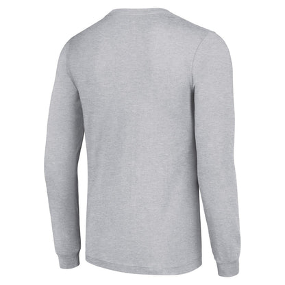 Houston Texans Starter Color Scratch Long Sleeve T-Shirt - Heather Gray outlet