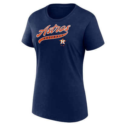 Houston Astros Women's Start to Finish T-Shirt & Shorts Combo Pack