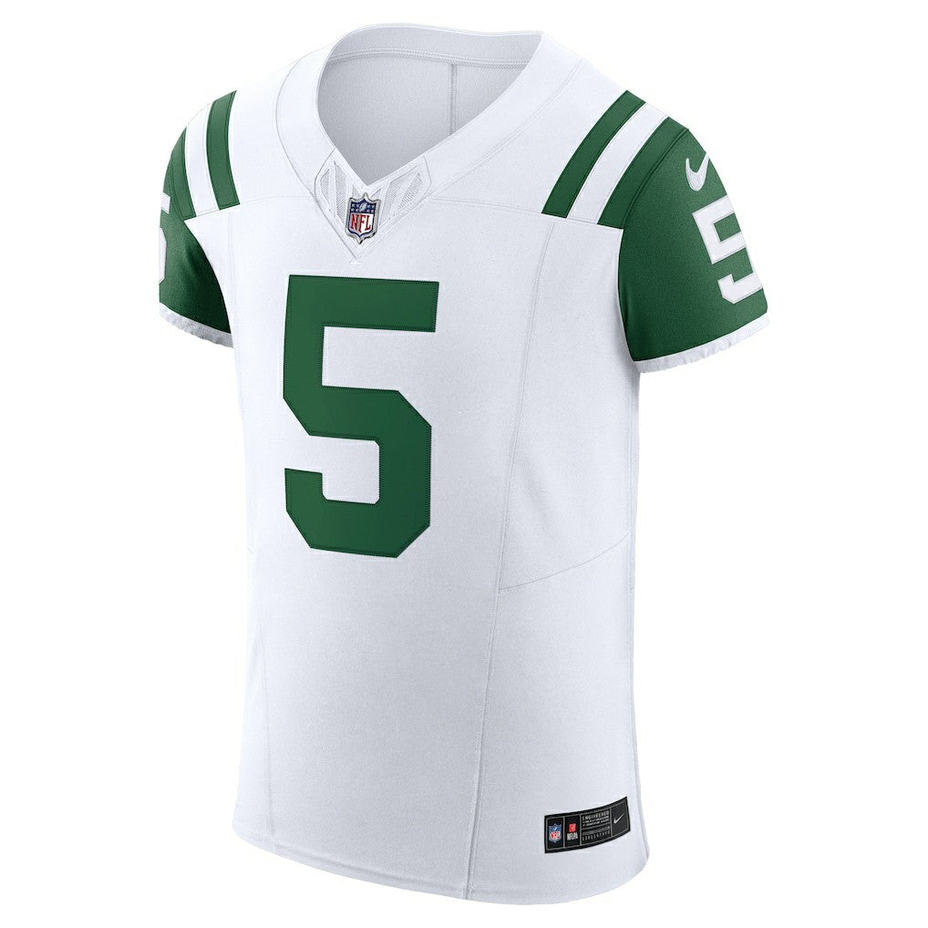 Garrett Wilson New York Jets Classic Alternate Vapor F.U.S.E. Elite Jersey - White | Nike online