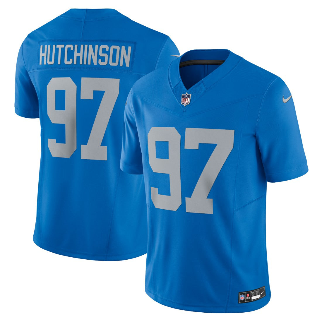 Aidan Hutchinson Detroit Lions Vapor F.U.S.E. Alternate Limited Jersey - Blue | Nike cheap