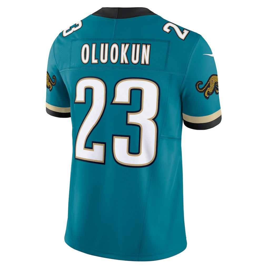 Foye Oluokun Jacksonville Jaguars Prowler Throwback Vapor F.U.S.E. Limited Jersey - Teal | Nike online