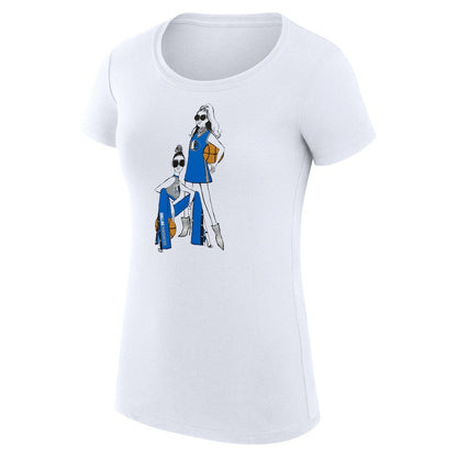 Dallas Mavericks G-III 4Her by Carl Banks Women's Super-Slim Fit Lightweight Basketball Girls T-Shirt sale - White on sale