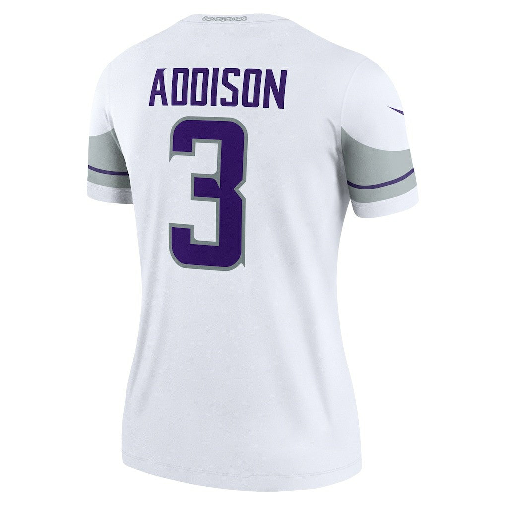 Jordan Addison Minnesota Vikings Women's Alternate Legend Player Performance Top - White | Nike for sale