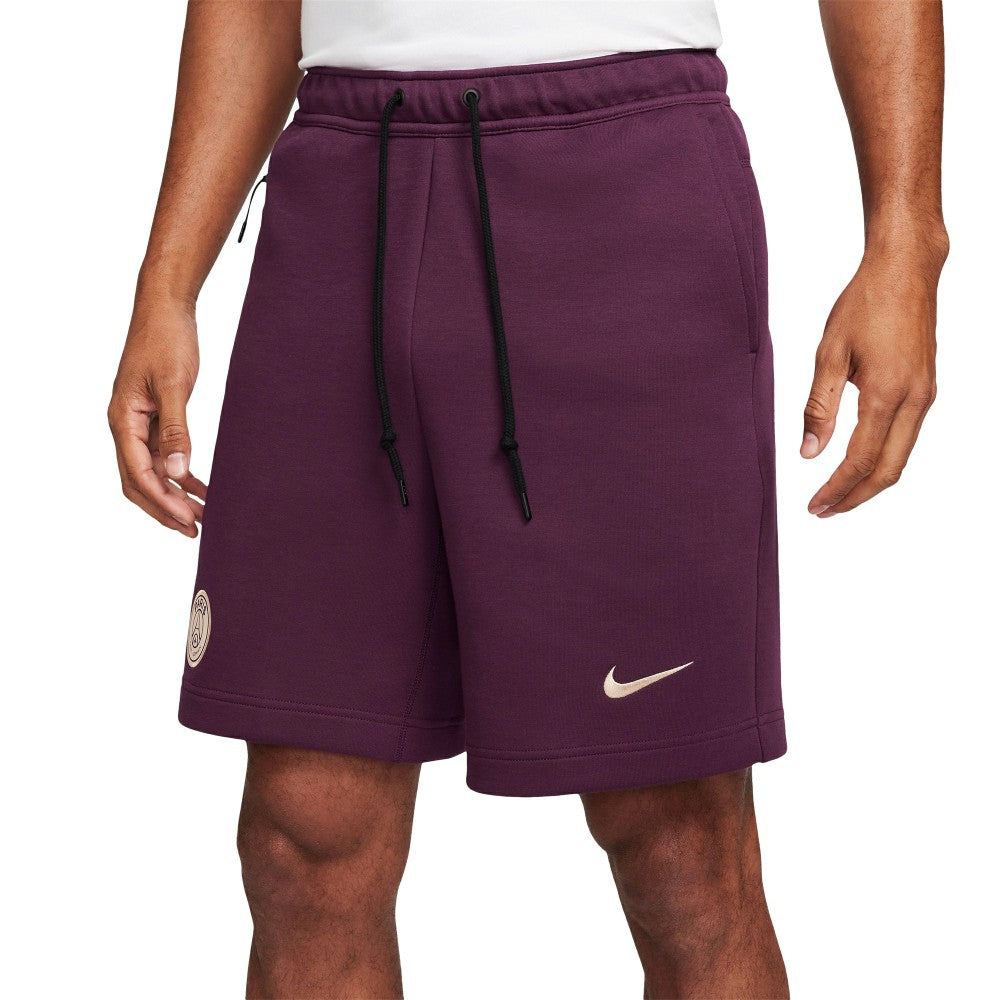 Paris Saint-Germain 2024/25 Tech Fleece Shorts - Burgundy | Nike shop