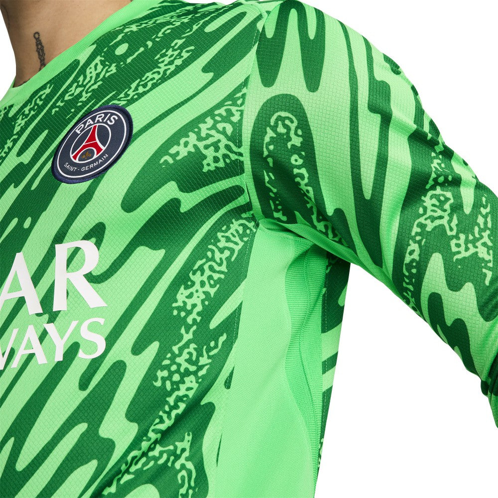 Paris Saint-Germain 2024/25 Goalkeeper Replica Stadium Long Sleeve Jersey - Green | Nike outlet