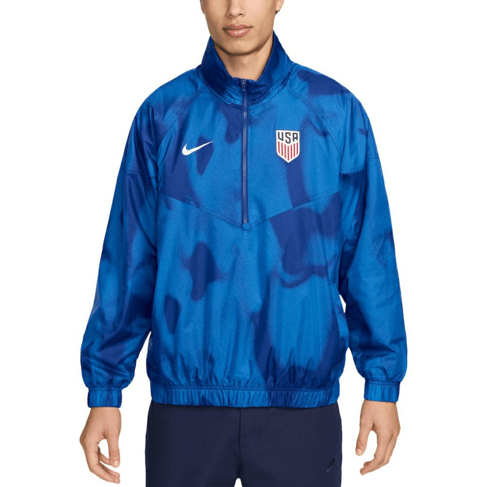 USMNT Windrunner Anorak Half-Zip Jacket - Royal | Nike shop