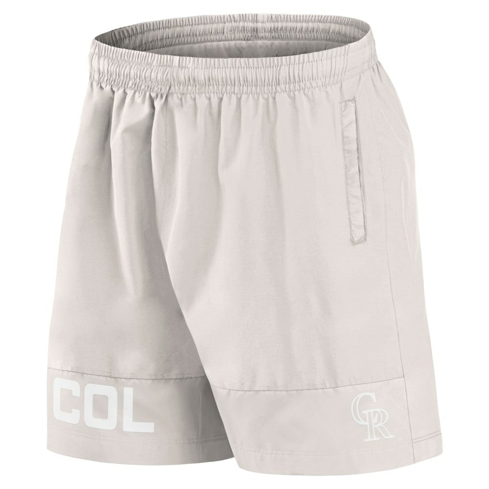Colorado Rockies Elements Swim Shorts - Cream