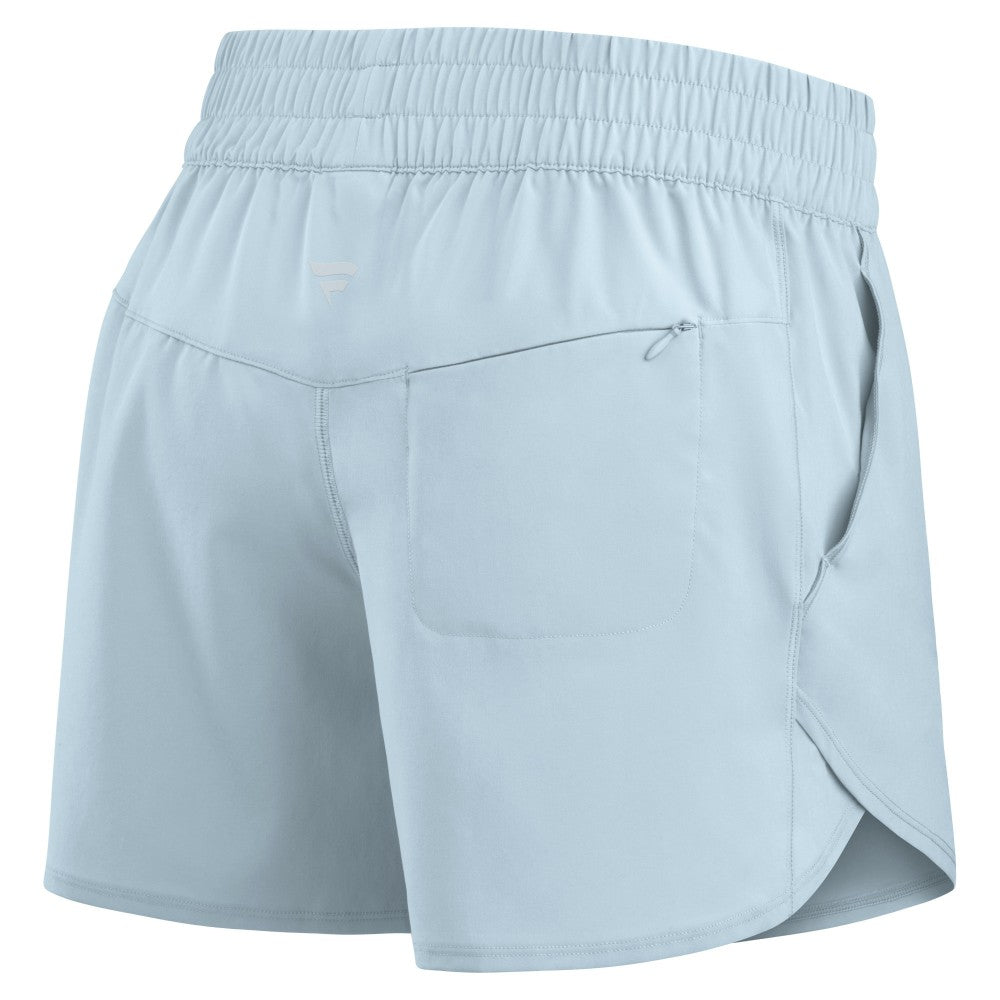 Houston Astros Women's Studio Woven Vibe Shorts - Light Blue