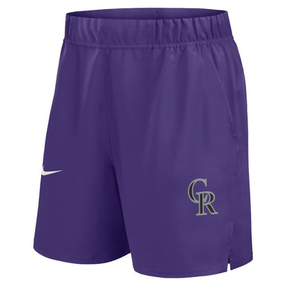 Colorado Rockies Woven Victory Dri-FIT Shorts - Purple | Nike