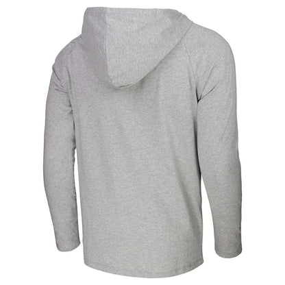 Brooklyn Nets Stadium Essentials Atrium Raglan Long Sleeve Hoodie T-Shirt - Heather Gray on sale