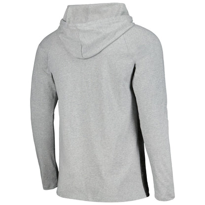 San Antonio Spurs Stadium Essentials Atrium Raglan Long Sleeve Hoodie T-Shirt - Heather Gray sale