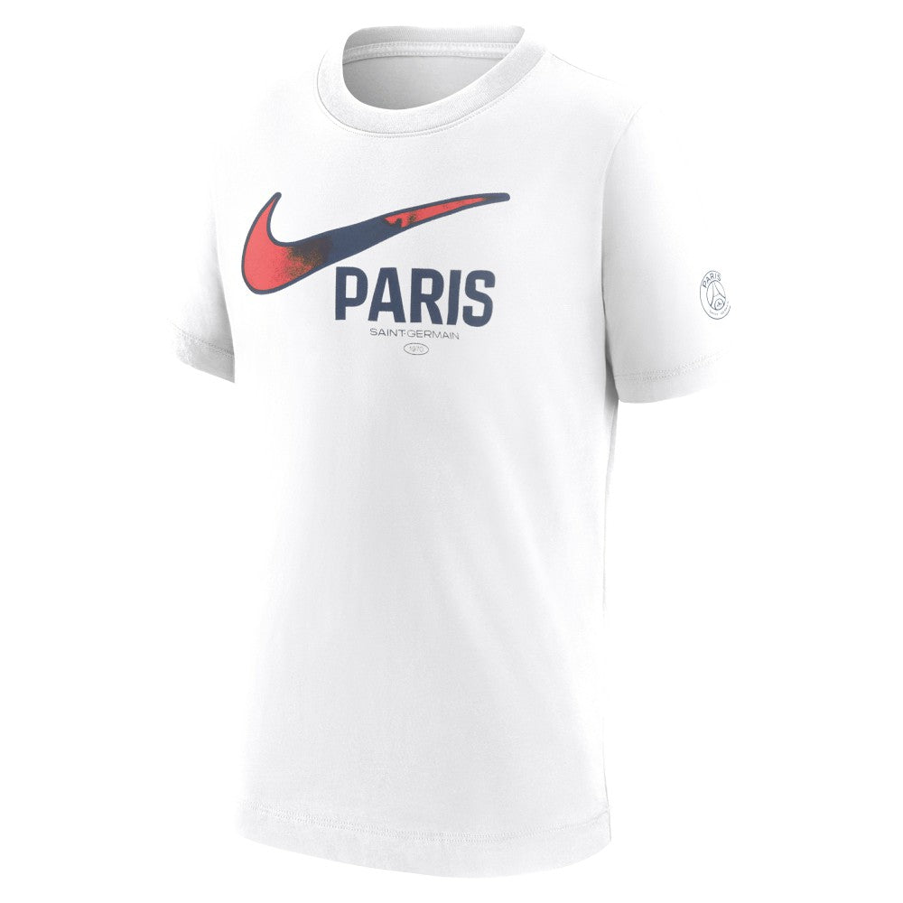 Paris Saint-Germain Youth Swoosh T-Shirt - White | Nike discount
