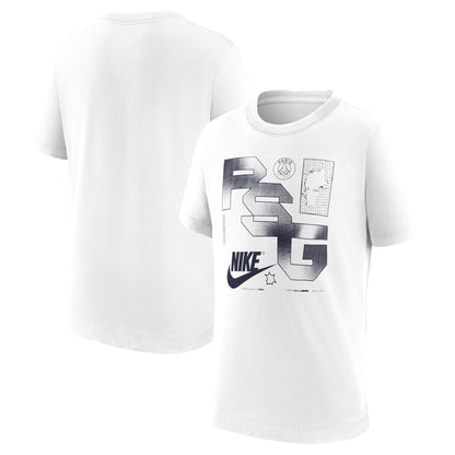 Paris Saint-Germain Youth Futura T-Shirt - White | Nike online