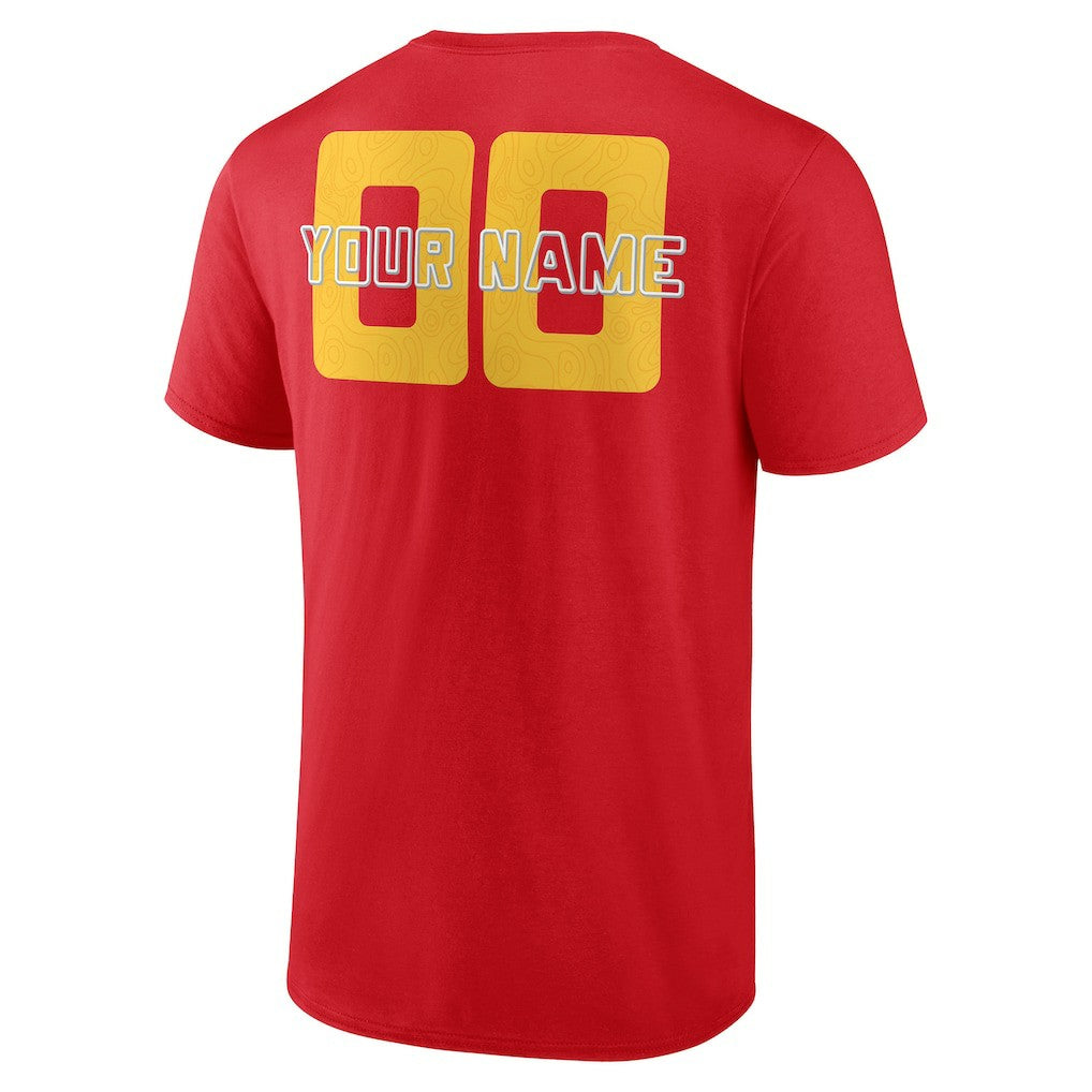 Atlanta Hawks Stellar Personalized Name & Number T-Shirt - Red shop