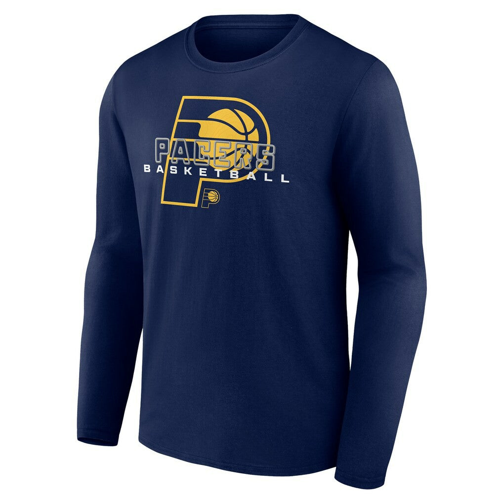 Indiana Pacers Stellar Personalized Name & Number Long Sleeve T-Shirt - Navy for sale
