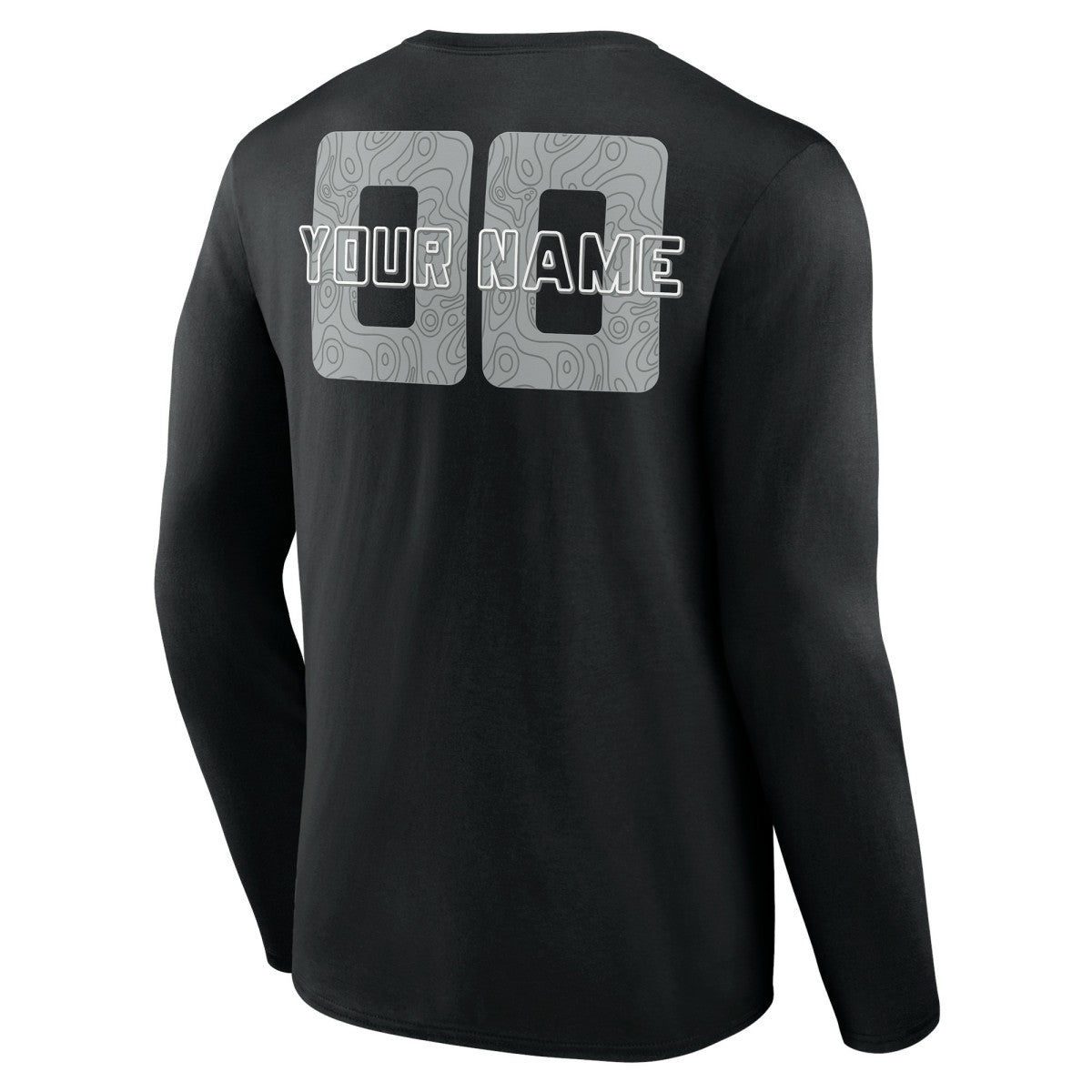San Antonio Spurs Stellar Personalized Name & Number Long Sleeve T-Shirt - Black cheap