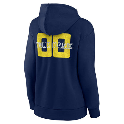 Utah Jazz Women's Stellar Personalized Name & Number Pullover Hoodie - Navy cheap