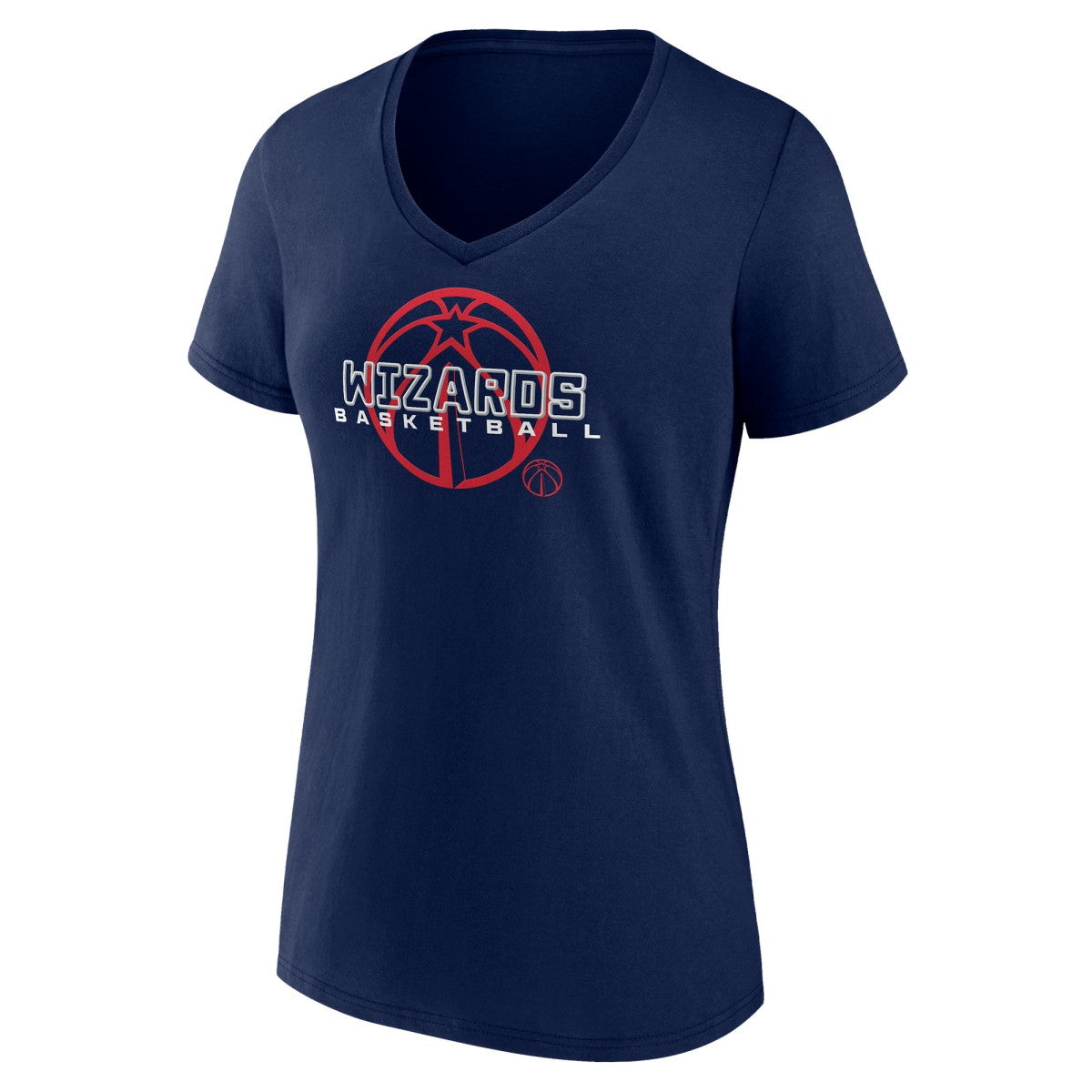 Washington Wizards Women's Stellar Personalized Name & Number V-Neck T-Shirt - Navy shop