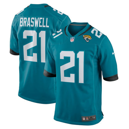 Christian Braswell Jacksonville Jaguars Team Game Jersey - Teal | Nike online