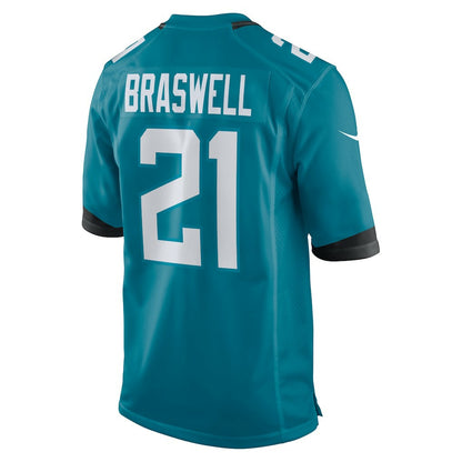 Christian Braswell Jacksonville Jaguars Team Game Jersey - Teal | Nike online