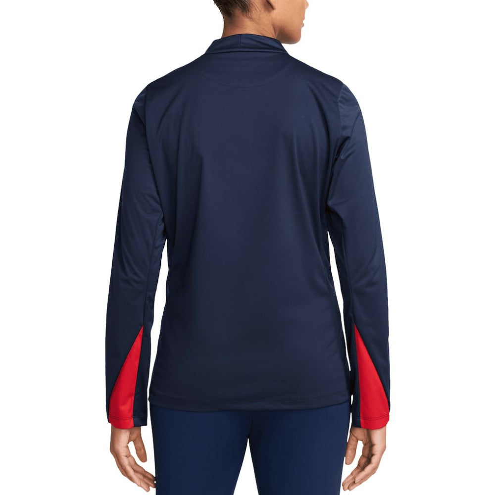 USMNT Women's 2024 Strike Drill Performance Quarter-Zip Pullover Top - Navy | Nike discount