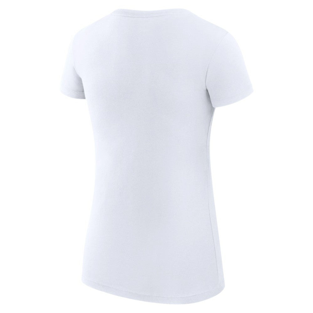 Chicago Cubs G-III 4Her by Carl Banks Women's Super-Slim Fit Lightweight Love Graphic Team T-Shirt - White