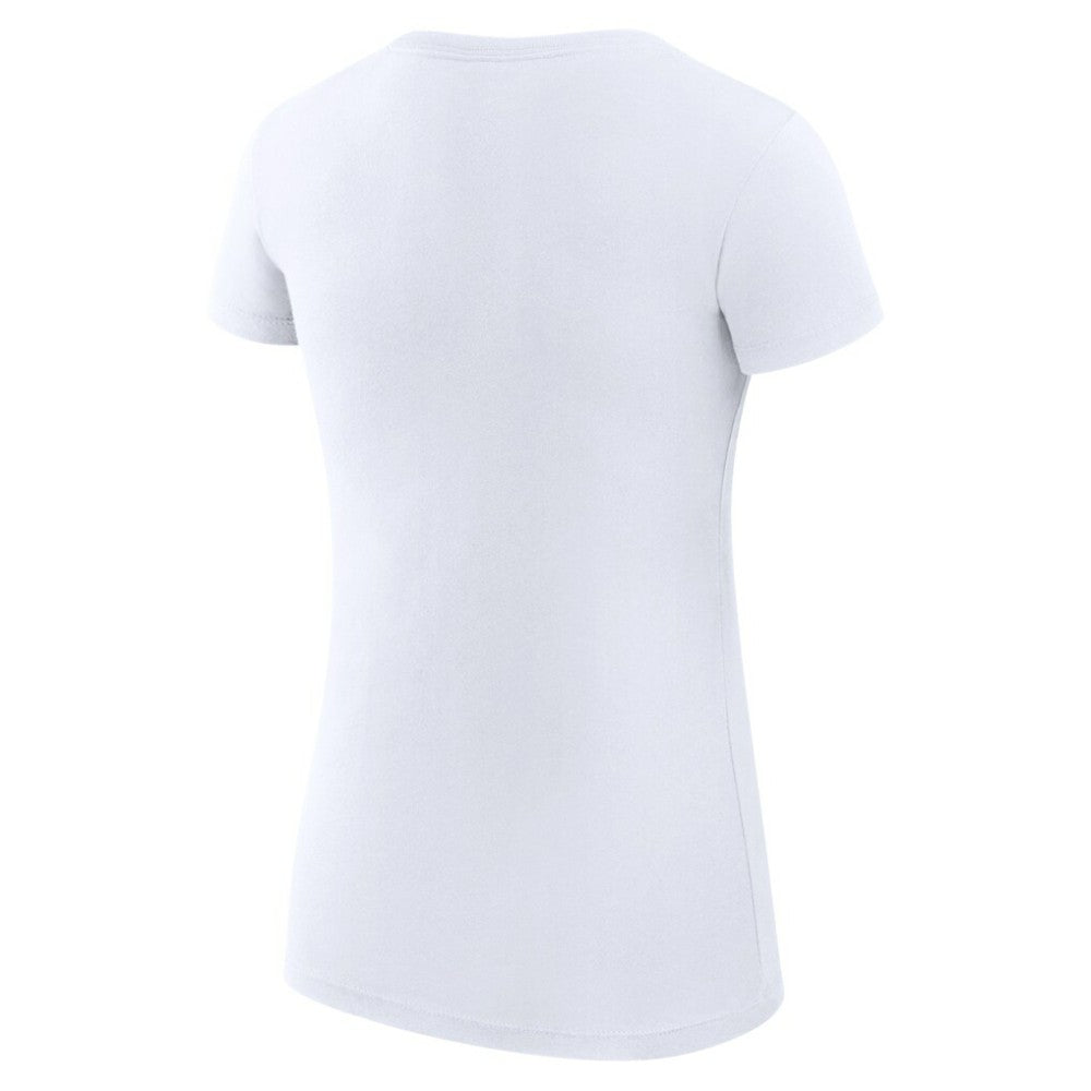 Miami Marlins G-III 4Her by Carl Banks Women's Super-Slim Fit Lightweight Love Graphic Team T-Shirt - White