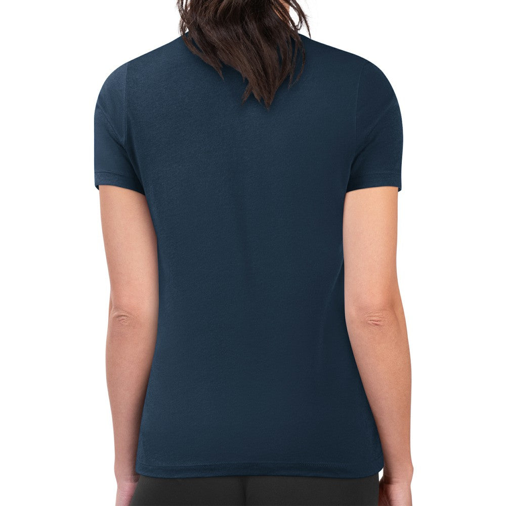 Milwaukee Brewers G-III 4Her by Carl Banks Women's Super-Slim Fit Lightweight Love Graphic Team T-Shirt - Navy