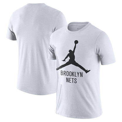 Brooklyn Nets Essential Jumpman T-Shirt - White | Nike shop