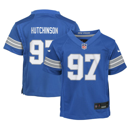 Aidan Hutchinson Detroit Lions Preschool Player Game Jersey - Blue | Nike outlet