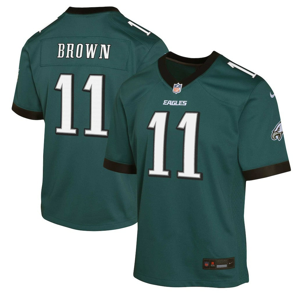A.J. Brown Philadelphia Eagles Youth Game Jersey - Green | Nike cheap