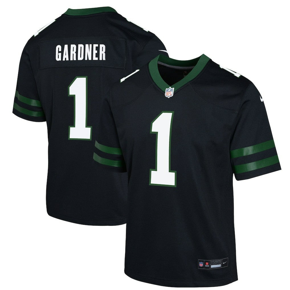 Ahmad Sauce Gardner New York Jets Youth Game Jersey - Black | Nike for sale