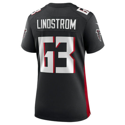 Chris Lindstrom Atlanta Falcons Women's Team Game Jersey - Black | Nike online