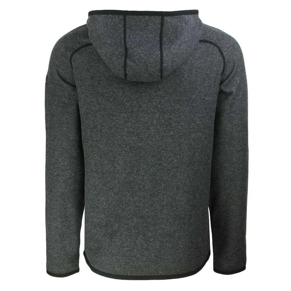 Indianapolis Colts Cutter & Buck Helmet Mainsail Sweater-Knit Full-Zip Hoodie - Heather Charcoal on sale