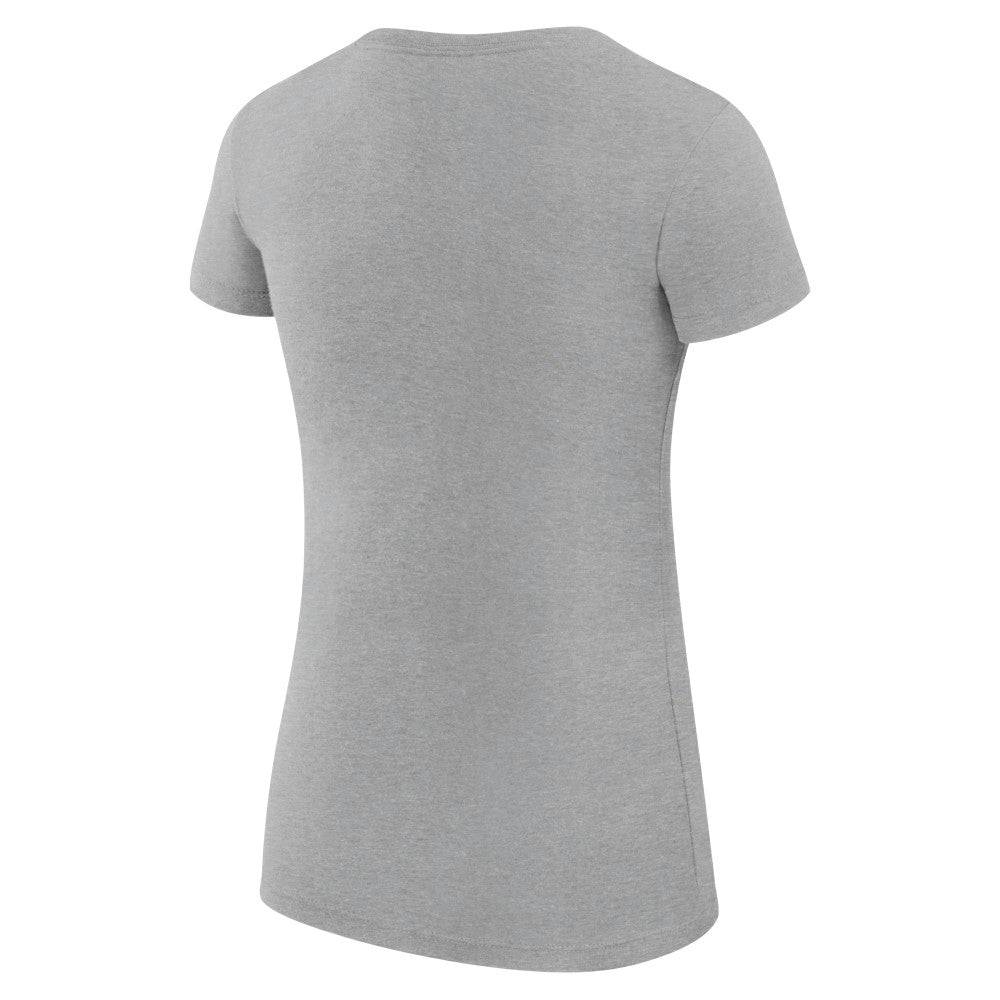 Kansas City Royals G-III 4Her by Carl Banks Women's Super-Slim Fit Lightweight City Graphic T-Shirt - Heather Gray
