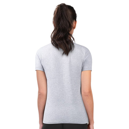 Kansas City Royals G-III 4Her by Carl Banks Women's Super-Slim Fit Lightweight City Graphic T-Shirt - Heather Gray