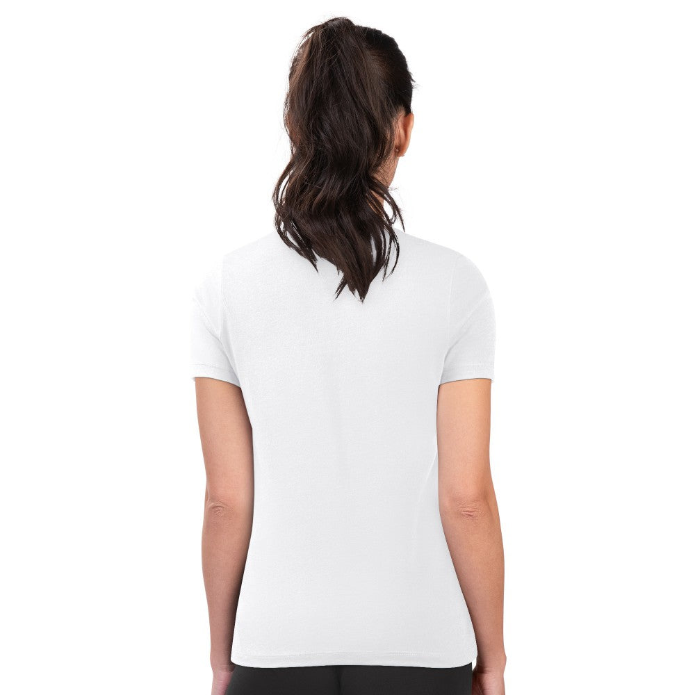 Los Angeles Angels G-III 4Her by Carl Banks Women's Super-Slim Fit Lightweight City Graphic T-Shirt - White