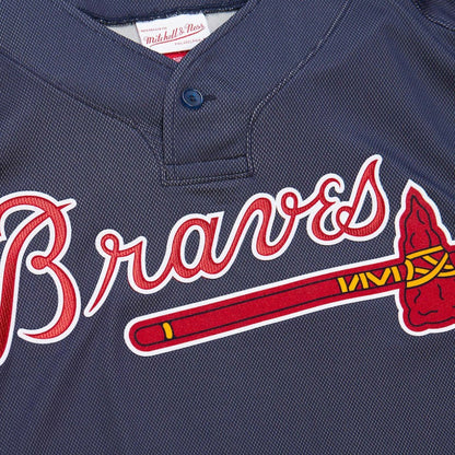 John Smoltz Atlanta Braves Authentic Batting Practice Jersey - Navy | Mitchell & Ness