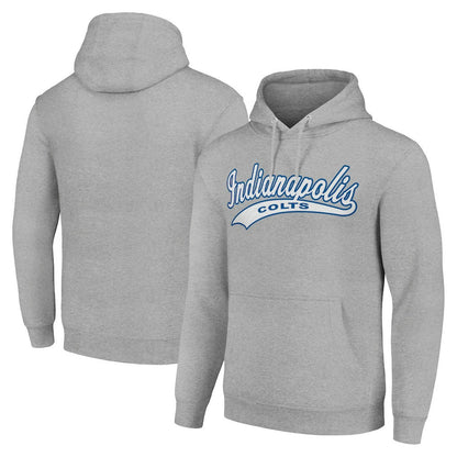 Indianapolis Colts Starter Unisex Tailsweep Pullover Hoodie - Heather Gray online