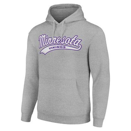 Minnesota Vikings Starter Unisex Tailsweep Pullover Hoodie - Heather Gray sale