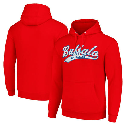 Buffalo Bills Starter Unisex Tailsweep Pullover Hoodie - Red cheap