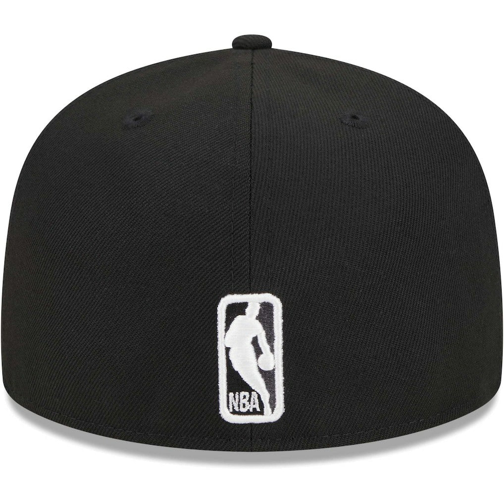 Brooklyn Nets Checkerboard UV 59FIFTY Fitted Hat - Black | New Era online